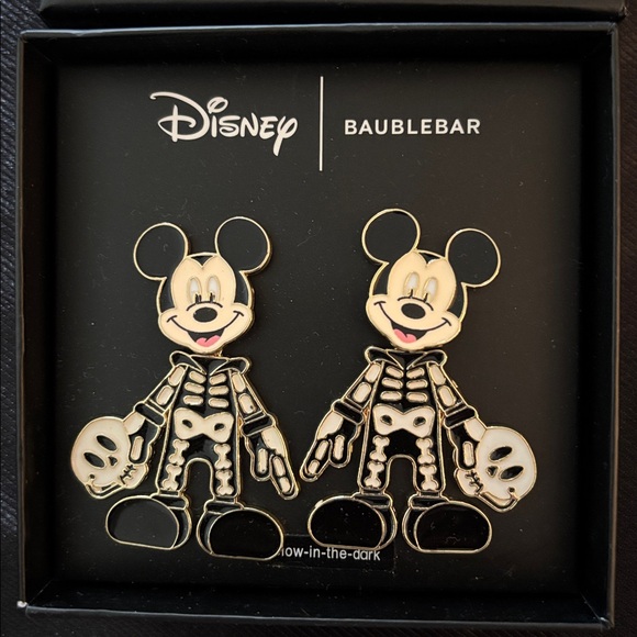 BaubleBar Jewelry - BaubleBar Disney Mickey Skeleton Earrings